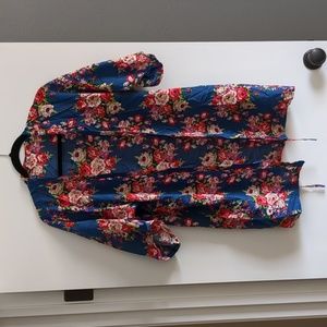 Kimono floral robe